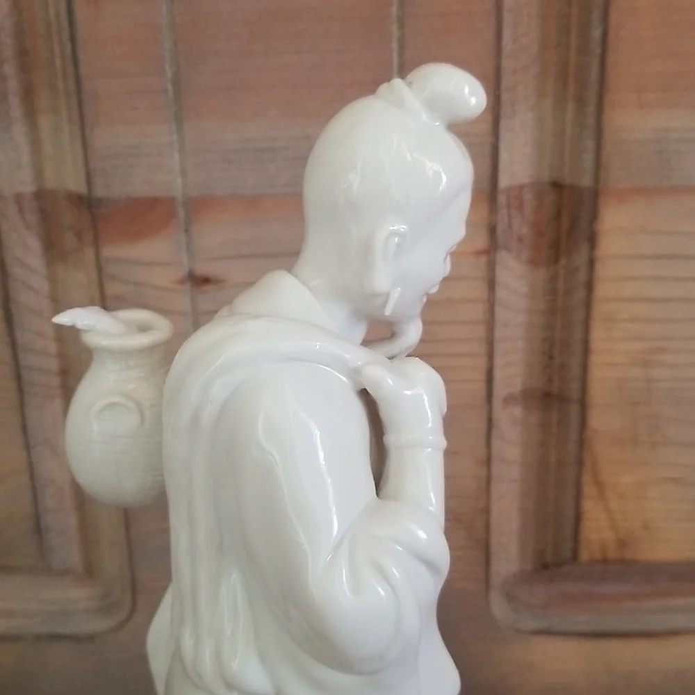 Vintage Asian Fisherman Figurine